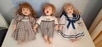 3 schitterende poppen van porseleinen., Verzamelen, Poppen, Ophalen of Verzenden, Zo goed als nieuw, Pop