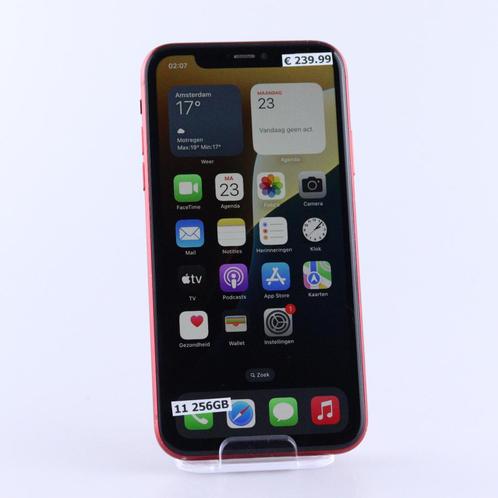 iPhone 11 256GB Red, Telecommunicatie, Mobiele telefoons | Apple iPhone, Zo goed als nieuw