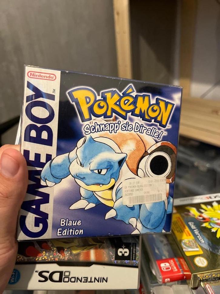 Pokemon Blaue Edition - Duitse Pokemon Blue - CIB, Spelcomputers en Games, Games | Nintendo Game Boy, Zo goed als nieuw, Avontuur en Actie