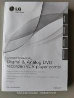 LG Digital & Analog DVD recorder/VCR player combi, Audio, Tv en Foto, Zo goed als nieuw, Ophalen