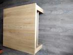 eikenhouten salontafel  L 95cm x B 95cm x H 40cm, Huis en Inrichting, Barren, Ophalen, Gebruikt
