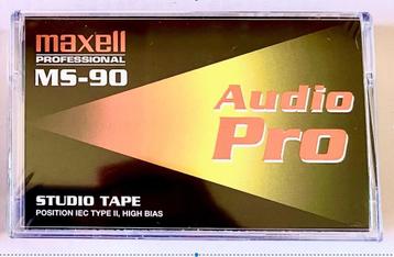  Maxell MS 90 Professional Studio Tape Audio Pro Nieuw seald beschikbaar voor biedingen