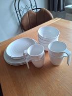 Camping servies set - 4 personen, Ophalen, Zo goed als nieuw