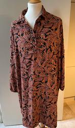 Norah Jurk met Bladerenprint Maat 48, Zwart, Maat 46/48 (XL) of groter, Ophalen of Verzenden, Zo goed als nieuw
