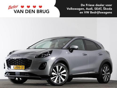 Ford Puma 1.0 EcoBoost 125 PK Hybrid Titanium X | LED | Pano, Auto's, Ford, Bedrijf, Te koop, Puma, ABS, Achteruitrijcamera, Adaptive Cruise Control