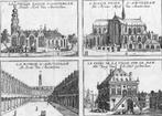 gravure kerken, beurs stadhuis in Amsterdam, Harrewijn 1720, Antiek en Kunst, Verzenden