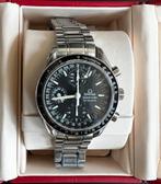 Omega speedmaster 35205, serviced, garantie MK40 triple date, Staal, Gebruikt, Staal, Polshorloge