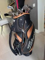 Titleist golftas compleet (drivers, ijzers, wedge, putter), Sport en Fitness, Golf, Ophalen, Gebruikt, Set, Overige merken