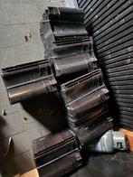 VHV Matzwart Verglaste Dakpannen, Doe-het-zelf en Verbouw, Ophalen, Steen of Klei, Zwart, Nieuw