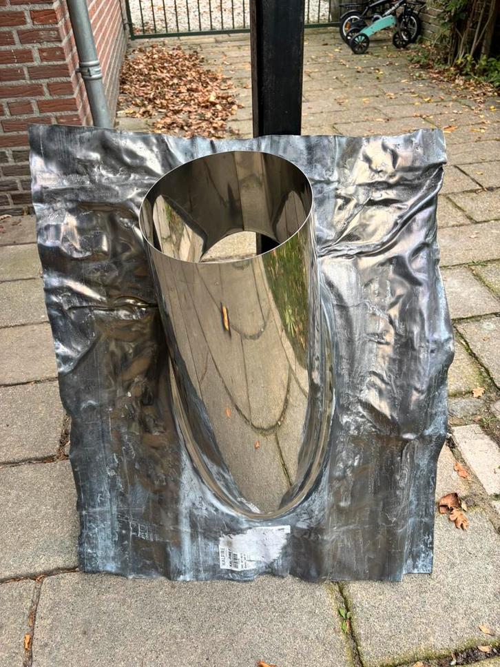 Loodslab dakdoorvoer, Huis en Inrichting, Kachels, Zo goed als nieuw, Overige soorten, Hout, Ophalen