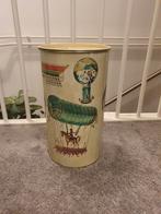 Vintage blik met luchtballonnen, Gebruikt, Ophalen of Verzenden, Minder dan 10 liter, Metaal