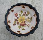 Modica Gouda Plateel Oud Gouda Schaal op bewerkte voet, Ophalen of Verzenden