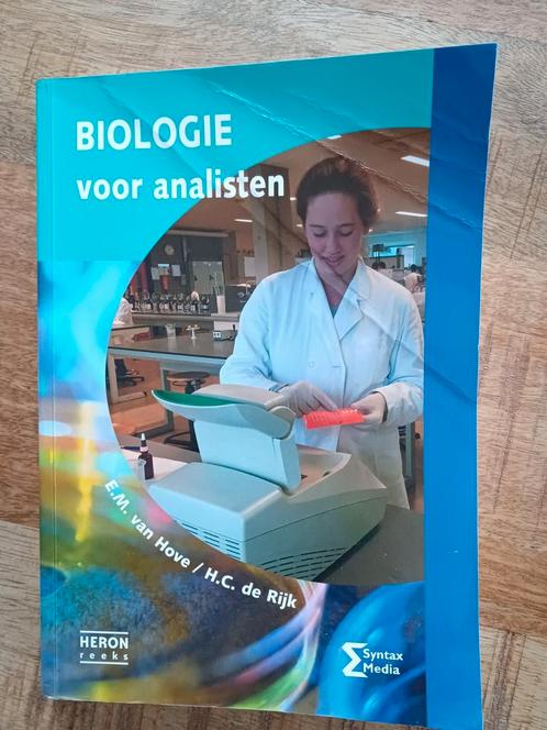 E.M. van Hove - Biologie voor analisten, Boeken, Techniek, Zo goed als nieuw, Ophalen of Verzenden