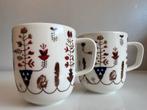 2 Iittala Sarjaton VARPU Fins Patroon Beker Mok Lotta Olsson, Ophalen of Verzenden, Zo goed als nieuw, Overige stijlen, Kop(pen) en/of Schotel(s)