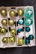 21st Kerstballen, groen., Diversen, Kerst, Ophalen of Verzenden, Zo goed als nieuw