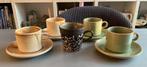 HK Living 1x mok en 4x kop en schotel; samen €30,00, Keramiek, Nieuw, Ophalen of Verzenden, Overige stijlen