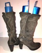 Airstep Stoer grijs leren cowboylaarzen maat 40, Hoge laarzen, Airstep, Ophalen of Verzenden, Zo goed als nieuw