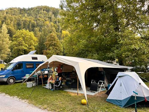 Campooz 2023 Lazy Jack Trekking, Caravans en Kamperen, Vouwwagens, Campooz, meer dan 6, Grijs, Aanwezig, Ophalen