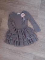 Grijs tutu jurkje met roze bloem maat 86/92 van h&m., Meisje, Jurkje of Rokje, H&M, Ophalen of Verzenden