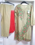 Maat S 3 delige indiase Afghaanse kamee, jurk broek sjaal, Kleding | Dames, Gelegenheidskleding, Ophalen of Verzenden, Nieuw, Maat 36 (S)