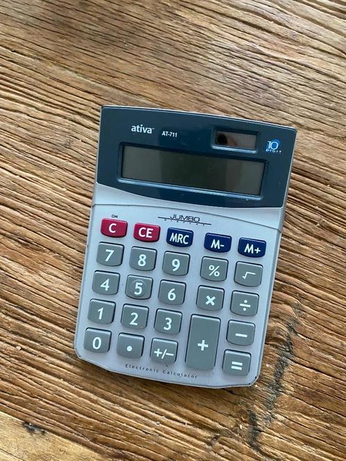 ***Ativa AT-711** bureaurekenmachine – handig en compact, Diversen, Rekenmachines, Zo goed als nieuw, Ophalen of Verzenden