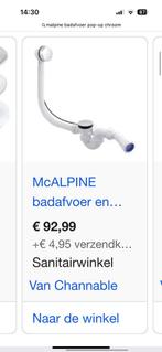 McAlpine badafvoer + pop-up (nieuw), Caravans en Kamperen, Ophalen of Verzenden, Nieuw