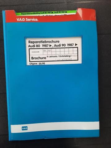 Werkplaatsboek Audi 90 + Coupé 2,2 K-Jetronic inspuitsysteem beschikbaar voor biedingen