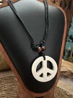 Boho statement ketting / peace / universeel, Ophalen of Verzenden, Nieuw, Overige materialen, Verstelbaar