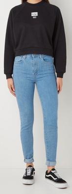 Levi's high waist spijkerbroek blauw maat 28 merk broek levi, W28 - W29 (confectie 36), Levi’s, Gedragen, Verzenden