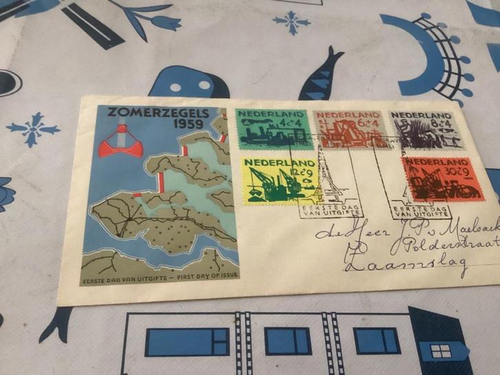 No3953 E38 gelopen Zaamslag Heb ook van Nederland jaargangen, Postzegels en Munten, Postzegels | Eerstedagenveloppen, Beschreven