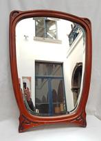 Art Nouveau Spiegel., Antiek en Kunst, Antiek | Spiegels, Overige vormen, 50 tot 100 cm, Minder dan 100 cm, Ophalen of Verzenden