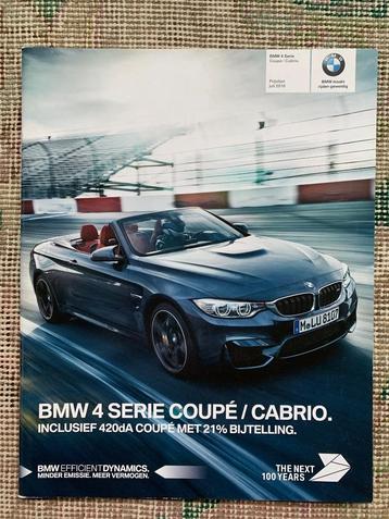 Nederlandse prijslijst BMW 4-serie coupe en cabrio 2016 beschikbaar voor biedingen