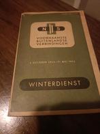 NS Voornaamste Buitenl Verb Winterdienst 1954-1, Gelezen, Folder, NS, Ophalen of Verzenden