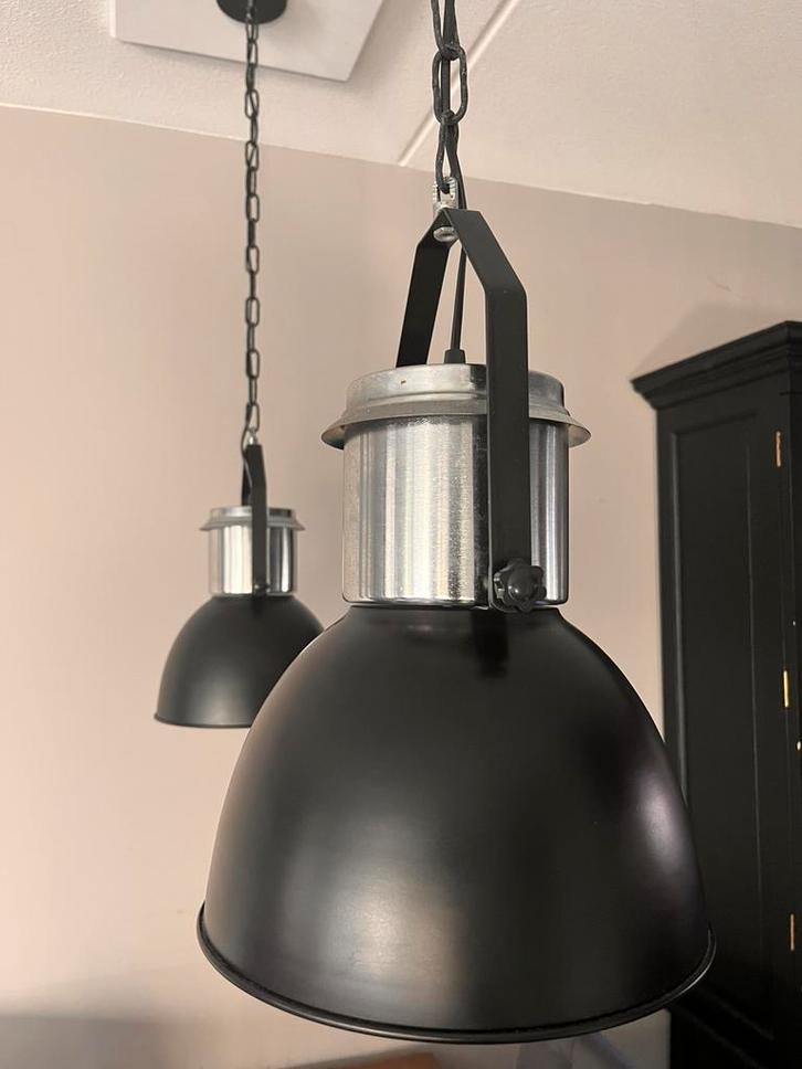 Industriële hanglampen, Huis en Inrichting, Lampen | Hanglampen, Zo goed als nieuw, Minder dan 50 cm, Ophalen of Verzenden