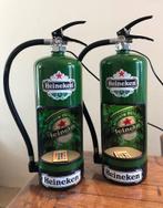 Heineken brandblusser lamp, Ophalen of Verzenden, Zo goed als nieuw, Reclamebord, Plaat of Schild, Heineken