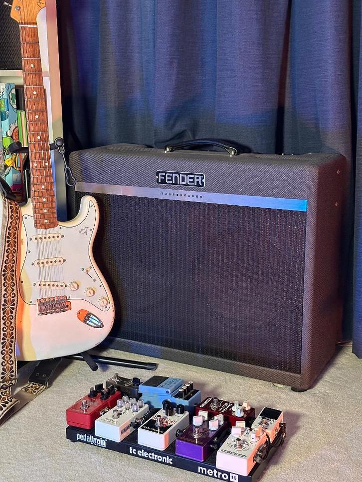 Fender Bassbreaker 18/30 combo amp met gloednieuwe buizen, Muziek en Instrumenten, Versterkers | Bas en Gitaar, Nieuw, Minder dan 50 watt