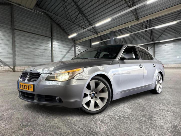 BMW 5-serie 545i High Executive | BTW Auto | Youngtimer | V8, Auto's, BMW, Bedrijf, Te koop, 5-Serie, ABS, Airbags, Airconditioning