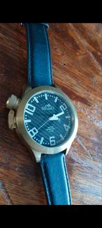 Melano oversized  herenhorloge, Ophalen, Gebruikt, Staal, Overige merken
