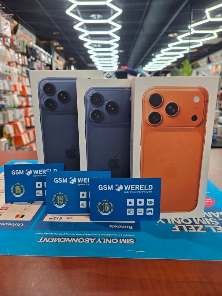 Apple iPhone 17 Pro/Pro Max, Telecommunicatie, Mobiele telefoons | Apple iPhone, Nieuw, 256 GB, Zonder abonnement, Zonder simlock