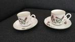 Twee porseleinen kopjes Seltmann, Antiek en Kunst, Antiek | Servies los, Ophalen of Verzenden