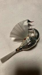 Vintage antieke kerstbal, vogeltje met vleugels, Diversen, Kerst, Ophalen of Verzenden, Zo goed als nieuw