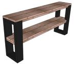 Sidetable, Ophalen, 100 tot 150 cm, Grenenhout, Zo goed als nieuw