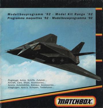 Matchbox models catalogue 1992 beschikbaar voor biedingen