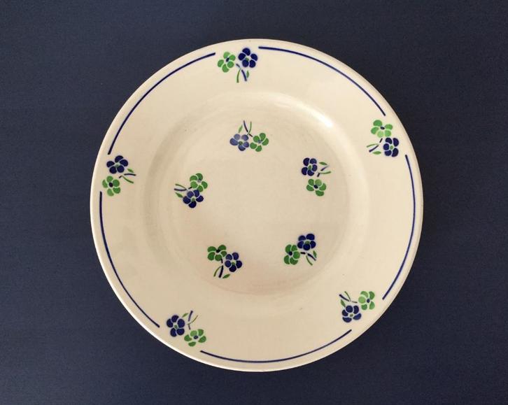 Badonviller Fenal Régence presenteer schotel bord, Antiek en Kunst, Antiek | Servies los, Ophalen of Verzenden