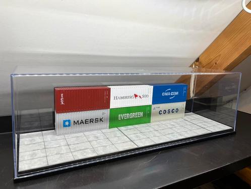 Stolp/vitrine met diorama container (51cm), Hobby en Vrije tijd, Modelauto's | 1:50, Nieuw, Overige typen, Overige merken, Ophalen of Verzenden