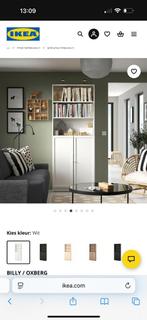 Kast BILLY / OXBERG, Huis en Inrichting, Kasten | Boekenkasten, Ophalen, 200 cm of meer, 50 tot 100 cm, Zo goed als nieuw