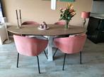 Eettafel ovaal., Huis en Inrichting, Tafels | Eettafels, 100 tot 150 cm, 200 cm of meer, Ophalen of Verzenden, Zo goed als nieuw