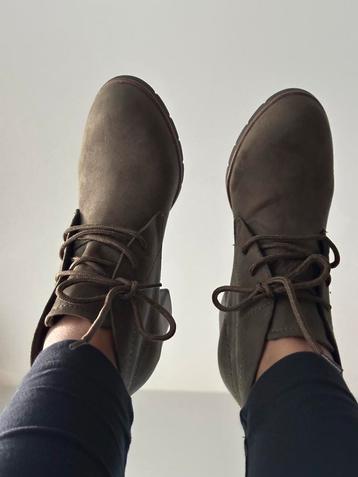 Marco Tozzi I 38 I moskleur I Herfst I Hak 5 cm I Ongedragen beschikbaar voor biedingen