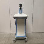 medische verrijdbare bureau werkplek  laptopwagen werktafel, Ophalen, Gebruikt, In hoogte verstelbaar, X