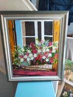 Vintage bloemen schilderij, Ophalen